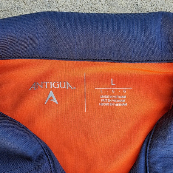 Antigua Men's Denver Broncos Polo Shirt Size Large Licensed Football Stretch - Picture 3 of 12